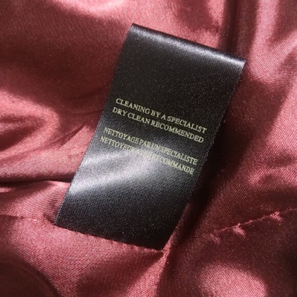 BLANK NYC | Leather Suede Moto Biker Jacket Asymmetric Bomber Red Maroon XS - Picture 10 of 13